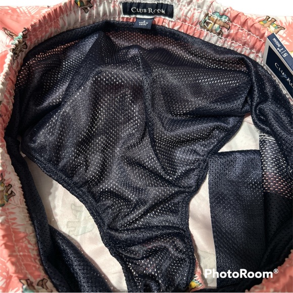 NWT Men’s Club Room 7” Quick Dry Swim Trunks Size Small - Picture 5 of 5